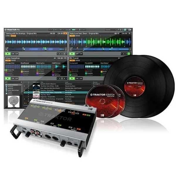 Пълен комплект саунд карта Traktor Scratch Pro 10