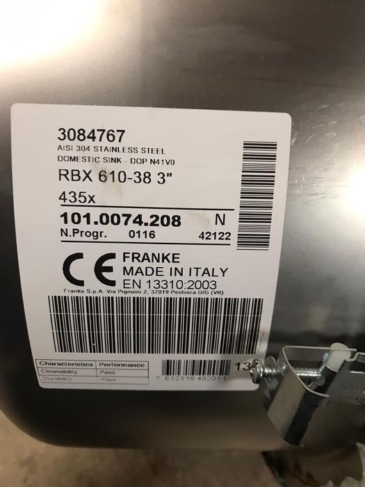Ghiuveta inox Franke
