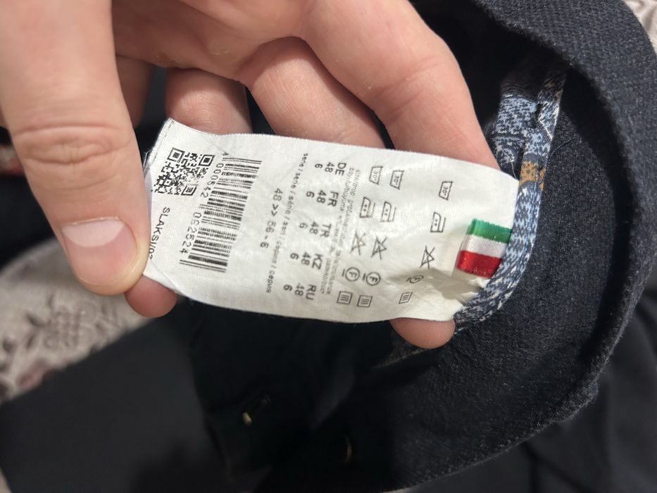 Мужские шерстяные брюки