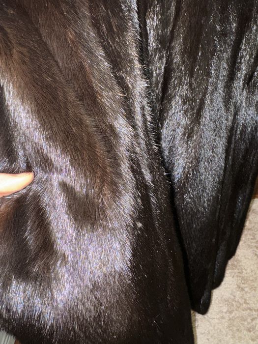 Шуба норковая, длинная