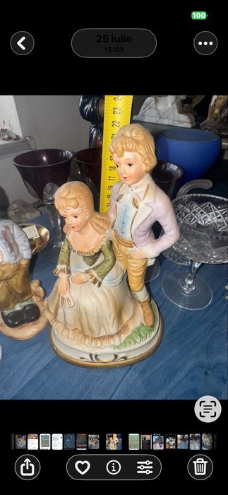 Bibelouri fata si baiat stampilate  germania