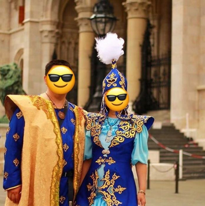 Шикарные национальные костюмы, женский и мужской