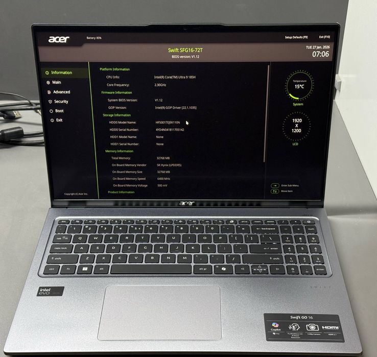 Ноутбук энг охирги авлод Ultra 9