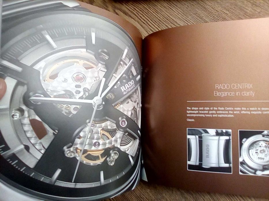 Каталози на луксозни часовници RADO , Baume & Mercier