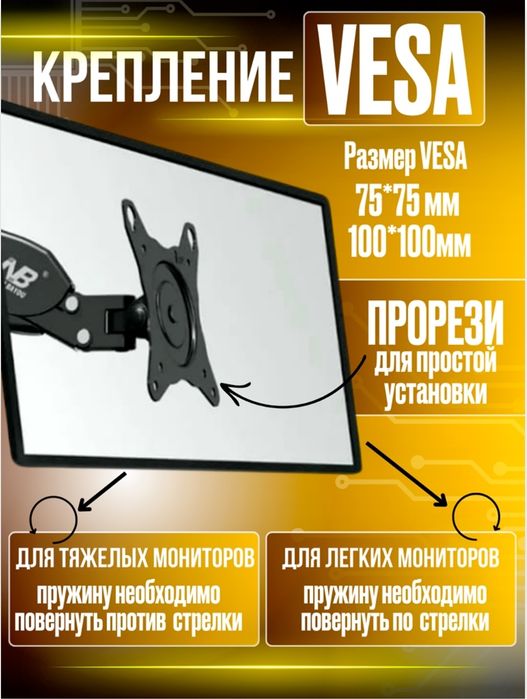 Настольный кронштейн для монитора