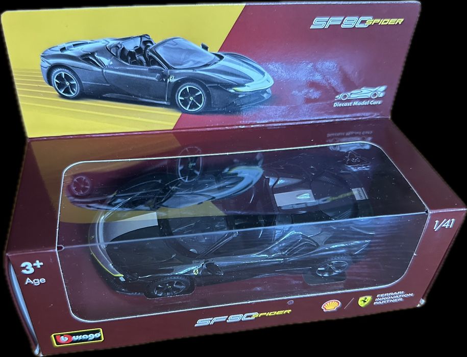 Колекционерско Ferrari SF90 Spider (Shell V-Power / BURAGO) - Чисто ново!