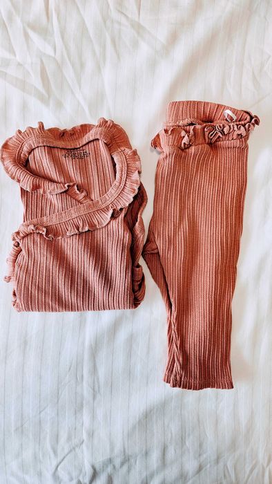 Лот зимни бебешки дрешки HM, Zara, Mark&Spencer, 2-6 месеца