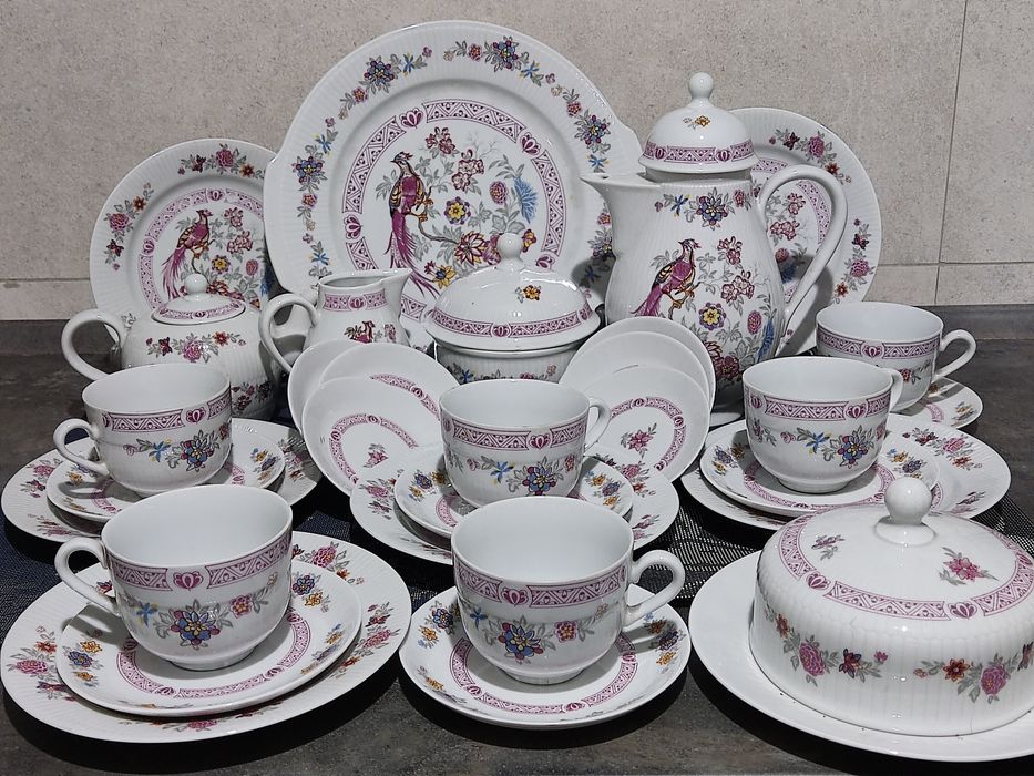Сервиз чайный Павлины.ГДР