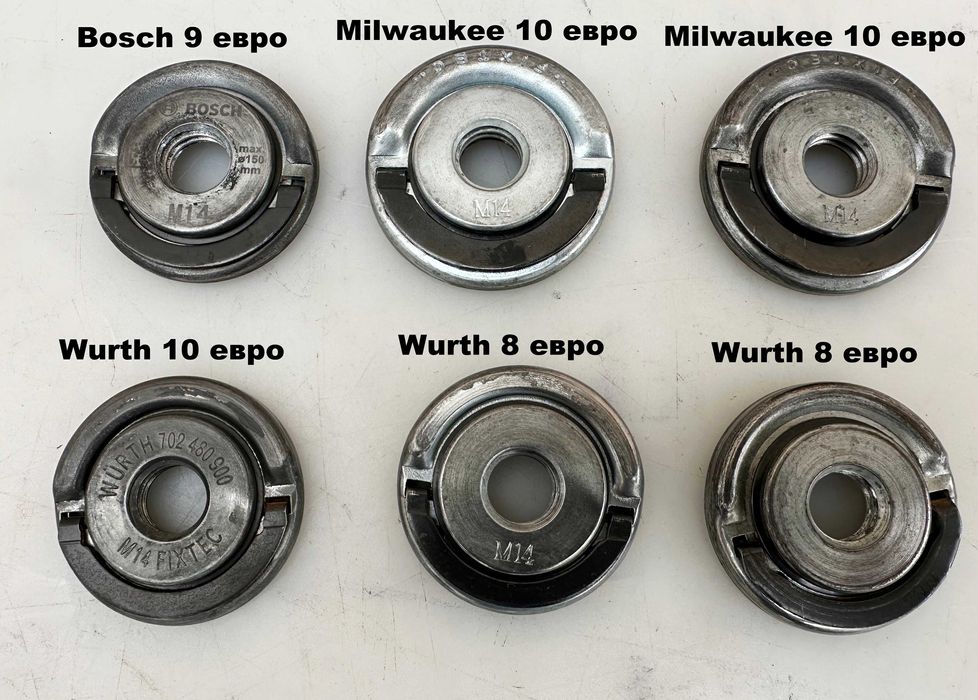 Бързозатягащи гайки Bosch, Wurth, Hilti, Festool, Metabo, Milwaukee