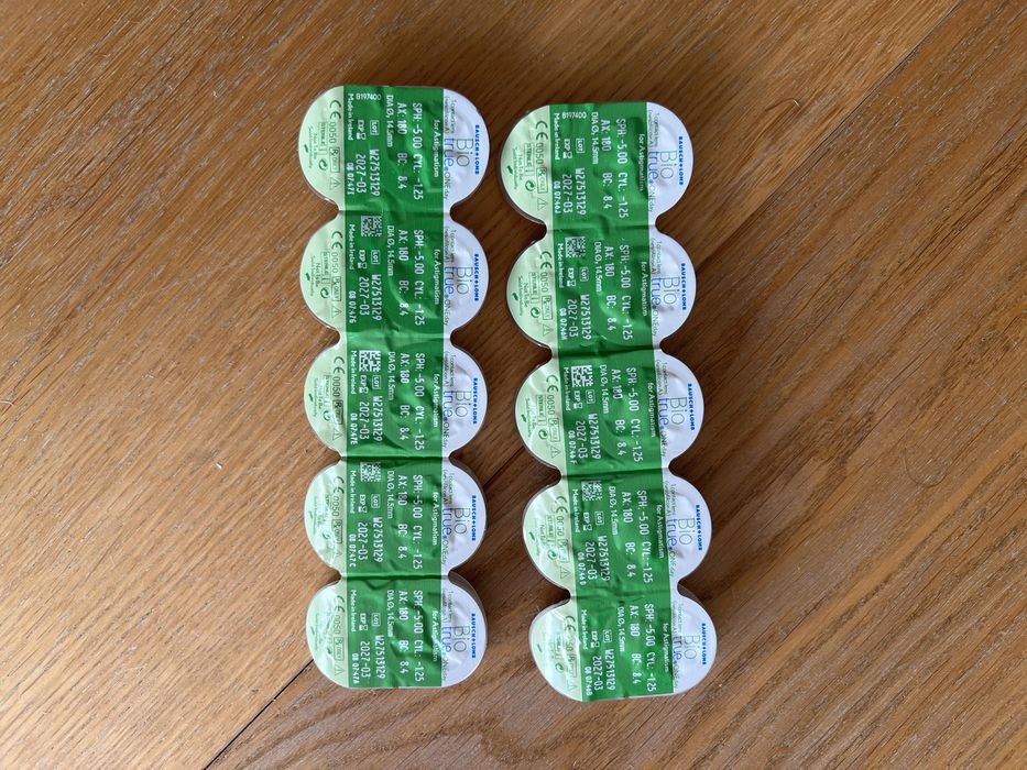 Еднодневни контактни лещи за астигматизъм BioTrue