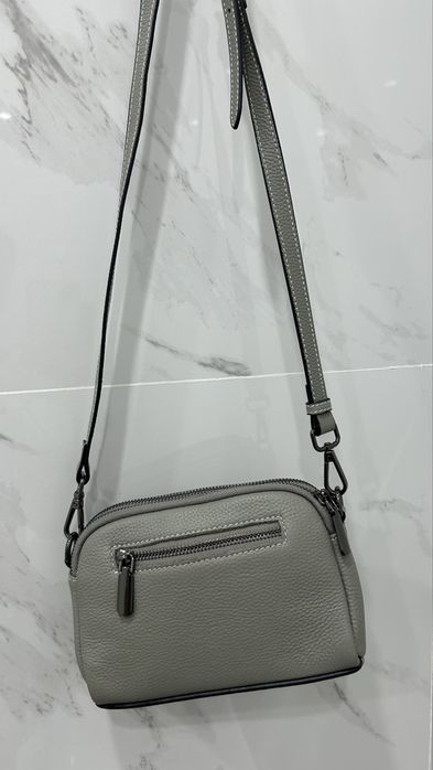 Натуральная сумка кросс боди