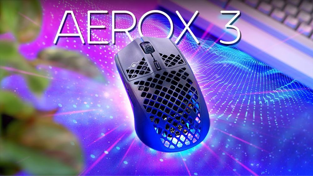 SteelSeries Aerox 3 Gaming Mouse Геймърска Мишка Грйминг