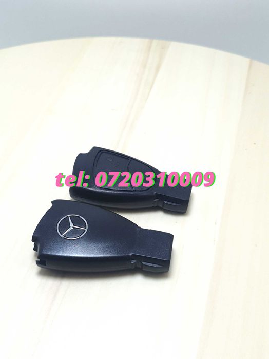 Carcasa Inlocuire Telecomanda Auto Smartkey Mercedes Benz 2 Comenzi Dedicata Carcasa Telecomanda Lama Auto Carcasa Telecomanda Pentru Montaj Buton