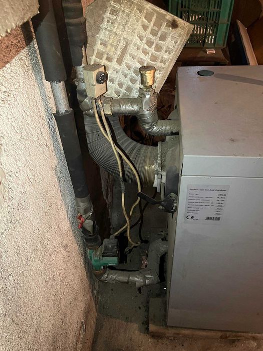 Котел на твърдо гориво с възможност за инсталиране горелка за пелети