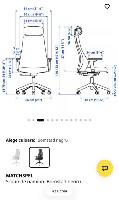 Scaun gaming ikea