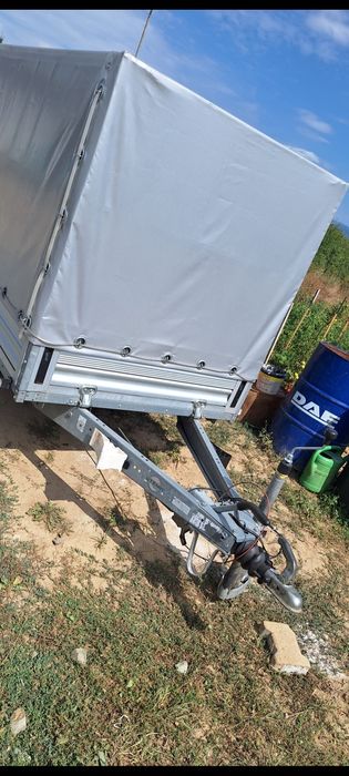 Remorcă 1300 kg cu frână pe proțap