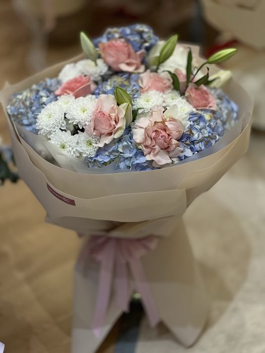 Свежие огромные букеты