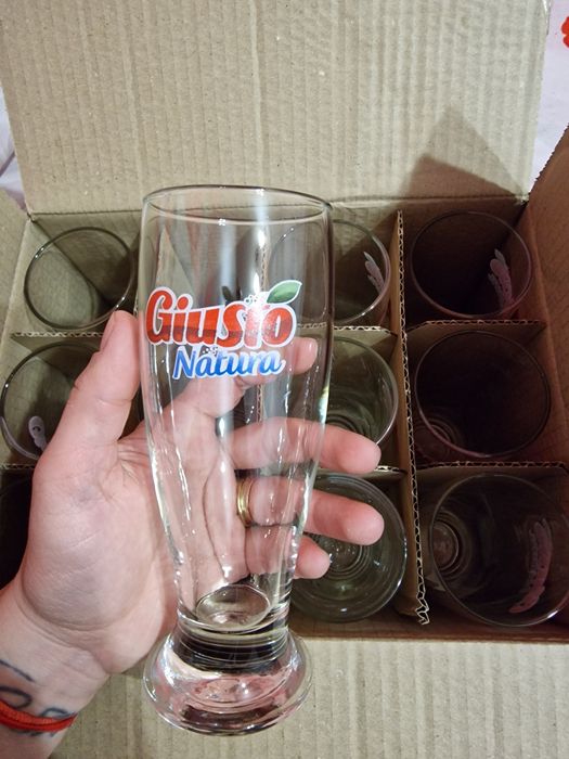 Set de 12 pahare 31 cl giusto natura