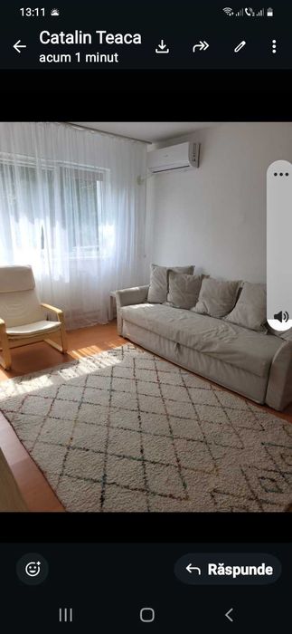 Proprietar închiriez apartament cu trei camere semidecomandat în Bacău