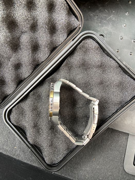 Ceas Fossil Argintiu cu auriu