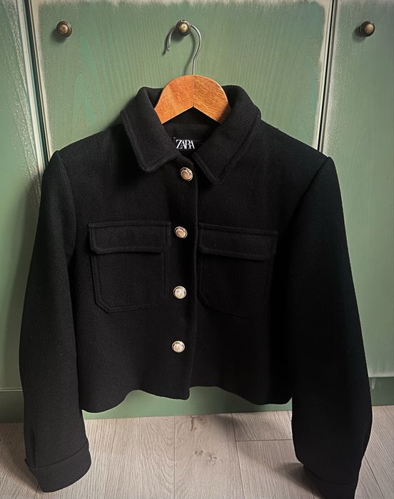 Zara елегантно черно яке
