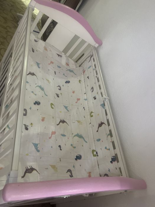 Продается кроватка с люлькой