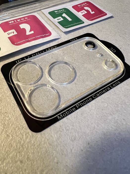 Kit folie privacy protectie camere iphone 13 14 15 16 17 pro max