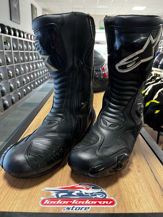 Mото Ботуши ALPINESTARS SMX-5 BLACK,номер 44,оригинални,много запазени