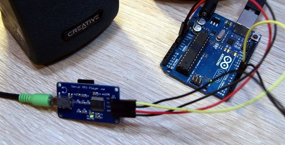 Modul mp3 player UART TTL serial control playback mode, YX5300