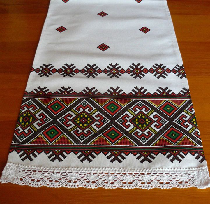 Памучни покривки с мотиви на българска бродерия - печат