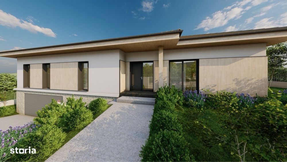 Casa unifamiliala D+P, la intrare in Chinteni