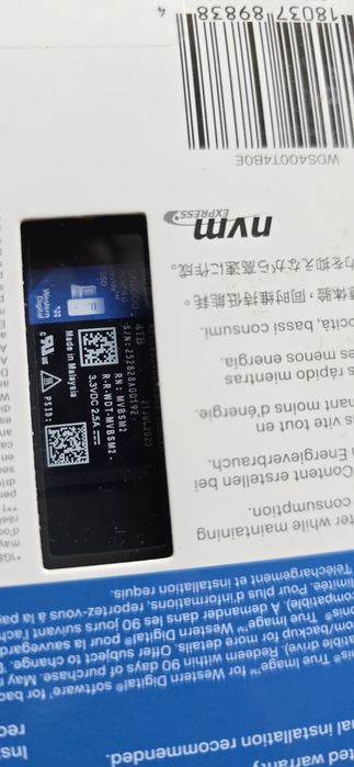 SSD WD Blue SN5000 4TB PCI Express 4.0 x4 M.2 2280 M2 Nou