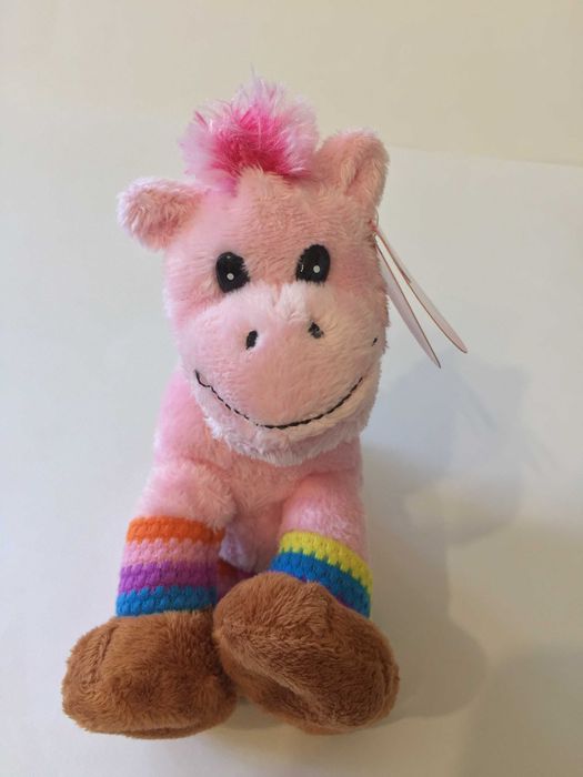 Нов плюшен ключодържател Амек Тойс конче пони розово