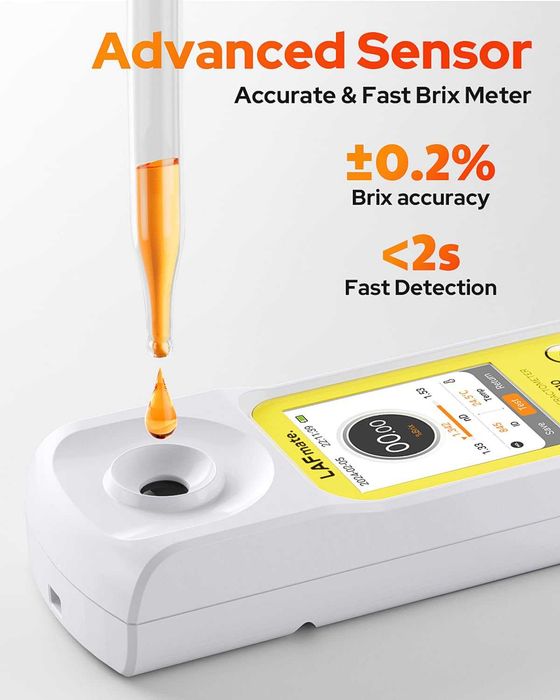Дигитален рефрактометър LAFMATE BM-310 0-95% Brix