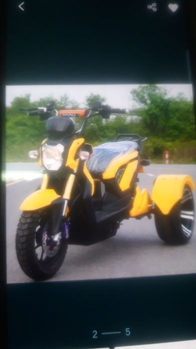 Байк трицикл электро.