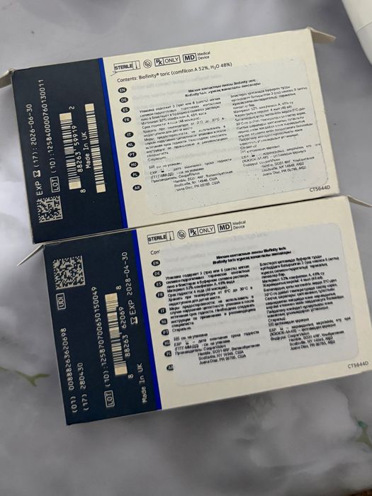 Контактные линзы Biofinity, новые