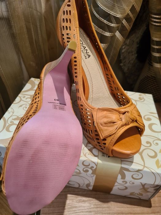 Туфли на платформе на высоком каблуке