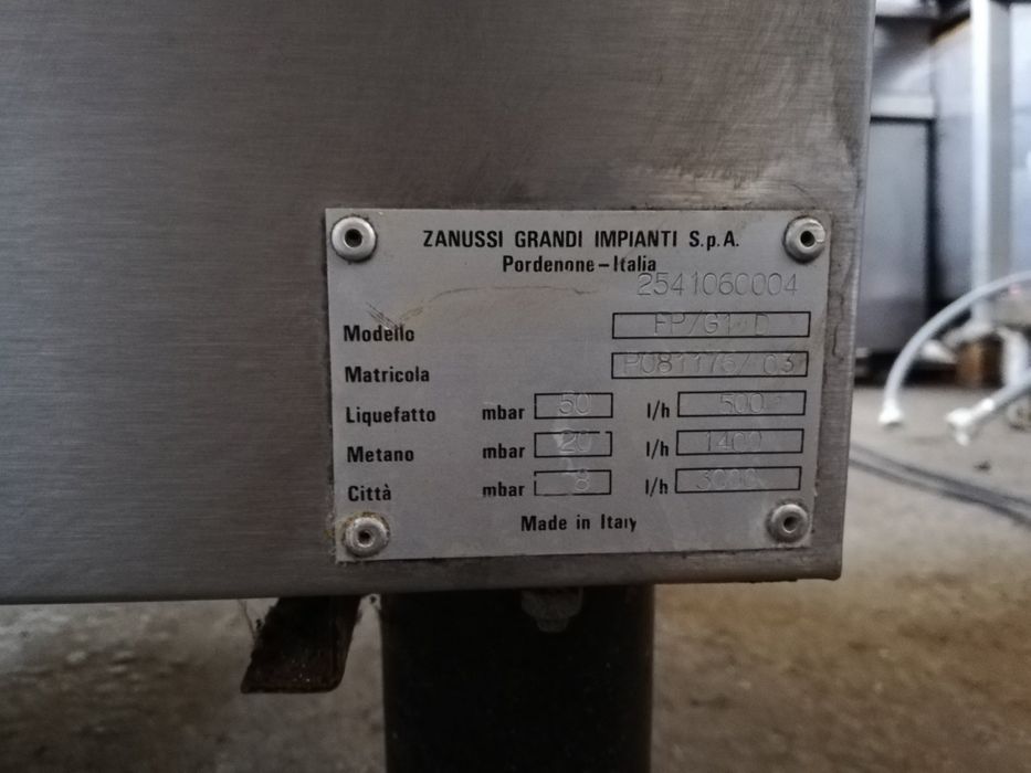 Газов котлон за казан 600/600 Zanussi 12kw