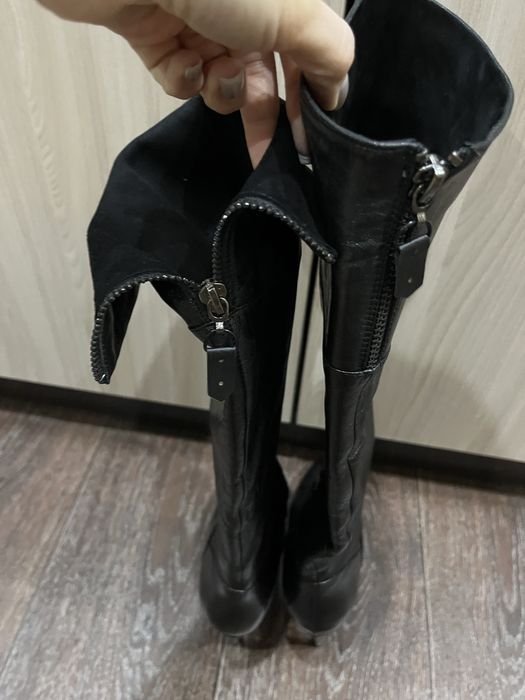 Сапожки на зиму натуральные