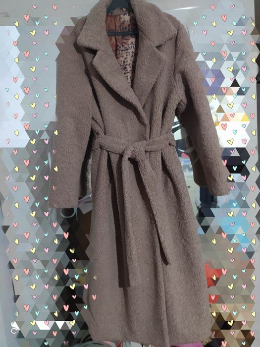 Пальто тедди р48 новое. Зима