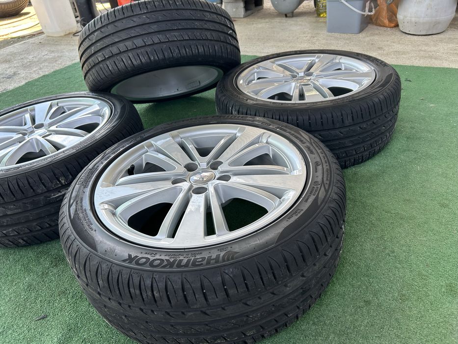 5x100 16 seat skoda vw със летни гуми hankook 215 45 16