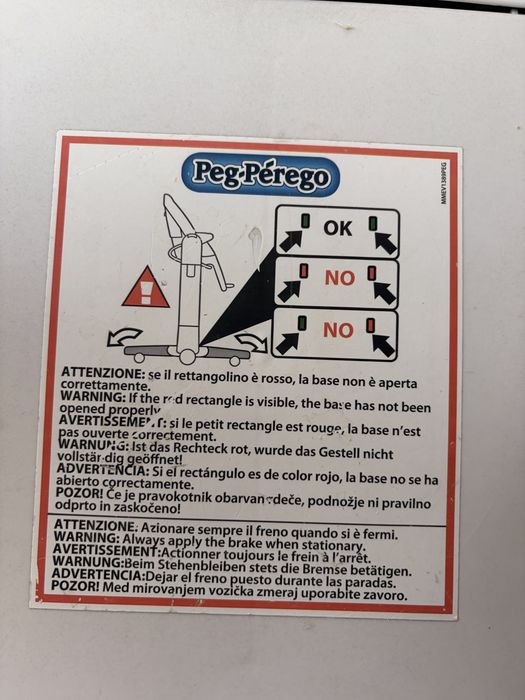 Peg Perego Tatamia 3 în 1 – stare foarte bună + husă ecologică