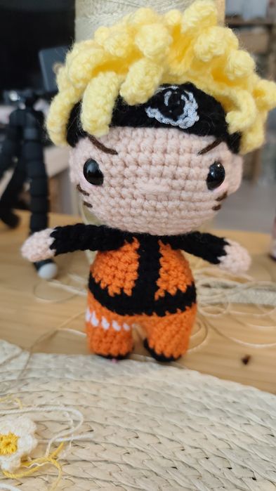 Păpușa croșetată Naruto
