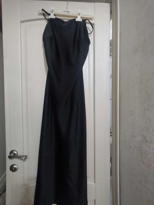 Платье женское атласное