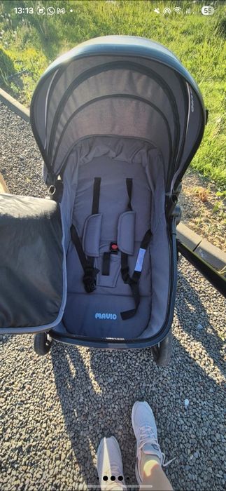 Carucior 2 in 1 Mavio Adventure, Gri, 0-36 luni
