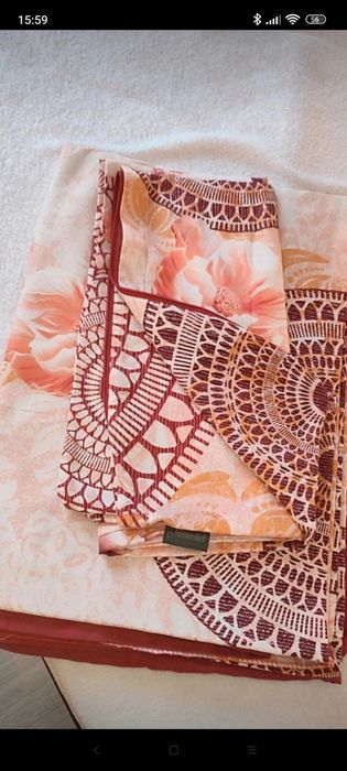 Set de pat bumbac satinat si vâscoză, Meisterstuck, două fețe