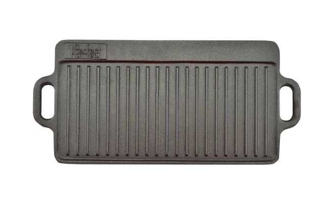 Placa / plita grill BBQde fonta cu două suprafețe 51x24cm, noua