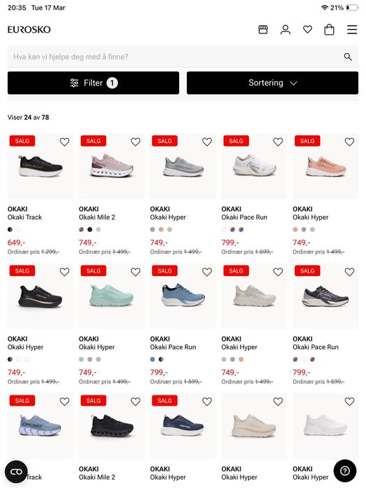 Okaki-оригинални маратонки 38 номер