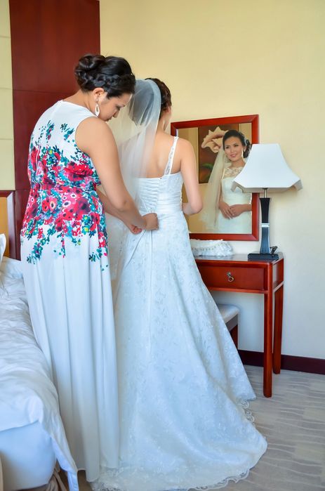 изысканное свадебное платье