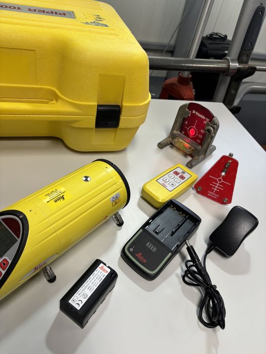 Leica piper 100 nivela laser tevava canalizare topcon Hilti